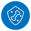 Strong healthy bones icon
