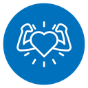 Strong heart icon