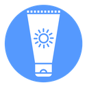 Sun cream icon