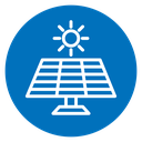 Sun energy icon