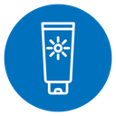 Suntan cream icon