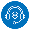 Support service headset icon