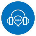 Support service headset icon