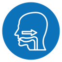 Swallowing reflex icon