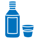 Syrup medicine bottle icon