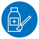 Syrup medicine bottle icon