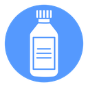 Syrup medicine bottle icon