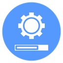 System Update Progress Color Filled icon