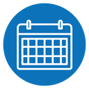 Table calendar icon