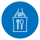 Takeaway Food Bag icon