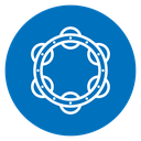 Tambourine icon