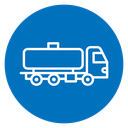 Tank truck icon