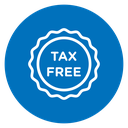 Tax free icon
