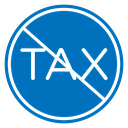 Tax free icon