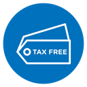 Tax free icon
