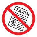 Tax free 2 icon