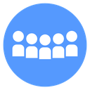 Team Group Row Color Filled icon
