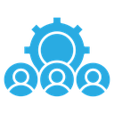 Teamwork Gear Avatars icon