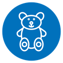 Teddy bear icon