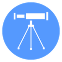 Telescope Color Filled icon