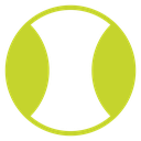 Tennis ball set icon