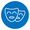 Theater masks 2 icon