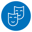 Theater masks icon