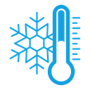 Thermometer cold icon