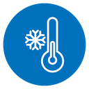Thermometer cold icon