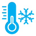 Thermometer cold icon