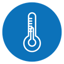Thermometer half icon