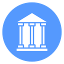 Three Column Bank icon