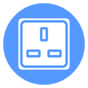 Three-Pin Wall Socket icon