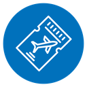 Ticket airline 2 icon