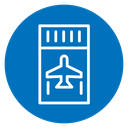 Ticket airline icon