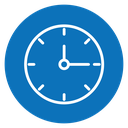 Time clock icon