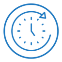 Time clock icon