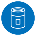 Tin can icon