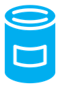 Tin can icon
