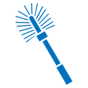 Toilet brush icon