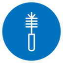 Toilet brush icon