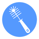 Toilet brush icon