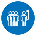 Tour guide people 2 icon