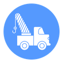 Tow truck Color Filled icon