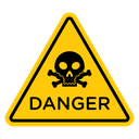 Toxic Danger Sign icon