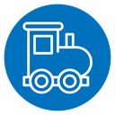 Toy train icon