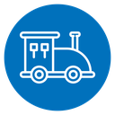 Toy train 2 icon