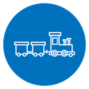 Toy train icon