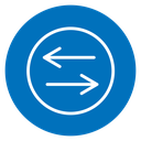 Transfer arrows icon