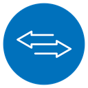 Transfer arrows 2 icon